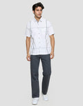 Cardinal Casual Kemeja Lengan Pendek Basic Pria