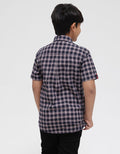 Cardinal Kids Boy Plaid Short Sleeve Shirt