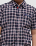 Cardinal Kids Boy Plaid Short Sleeve Shirt