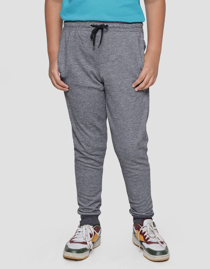 Nevada Melange Basic Solid Jogger Anak Laki-laki