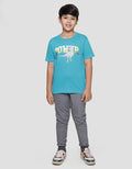 Nevada Melange Basic Solid Jogger Anak Laki-laki