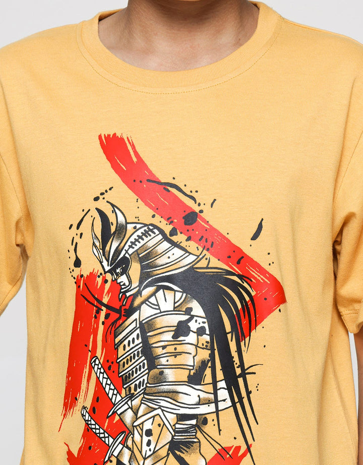 Nevada Short Sleeve T-Shirt Print Platisol Samurai