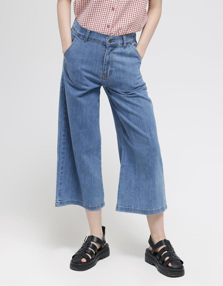 Nevada Denim Long Pants Cullote