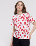 Disney Short Sleeve T-Shirt Basic Full Print Mickey