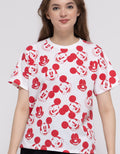Disney Short Sleeve T-Shirt Basic Full Print Mickey