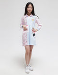 Aero Long Sleeve Midi Dress Pocket Collar Super Girl