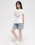 Aero Short Sleeve T-Shirt Tye Dye Cat Lets Play