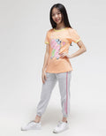 Aero Ringer Dino Chill Kaos Anak Perempuan