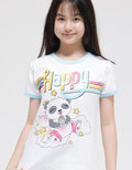 Aero Short Sleeve T-Shirt Ringer Happy Panda