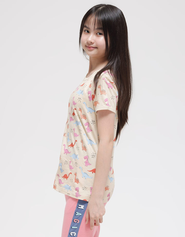 Aero Short Sleeve T-Shirt Ringer Dino
