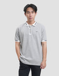 Cardinal Jeans Neck Stripe Kaos Polo Pria