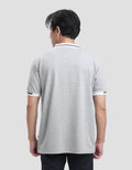 Cardinal Jeans Neck Stripe Kaos Polo Pria