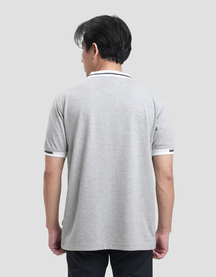 Cardinal Jeans Neck Stripe Kaos Polo Pria