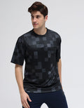 Nevada Sport Short Sleeve T-Shirt Sublim Square Pattern Quick Dry