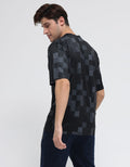 Nevada Sport Short Sleeve T-Shirt Sublim Square Pattern Quick Dry