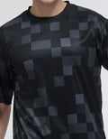 Nevada Sport Short Sleeve T-Shirt Sublim Square Pattern Quick Dry
