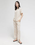 Disney Short Sleeve Pyjama Pants Little Mermaid Rayon