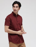 Larusso Kemeja Polos Casual Pria