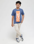 Nevada Blurry City Kaos Anak Laki-laki