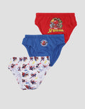 Marvel Pack Of 3 Spiderman Crime Fighter Boys Underwear