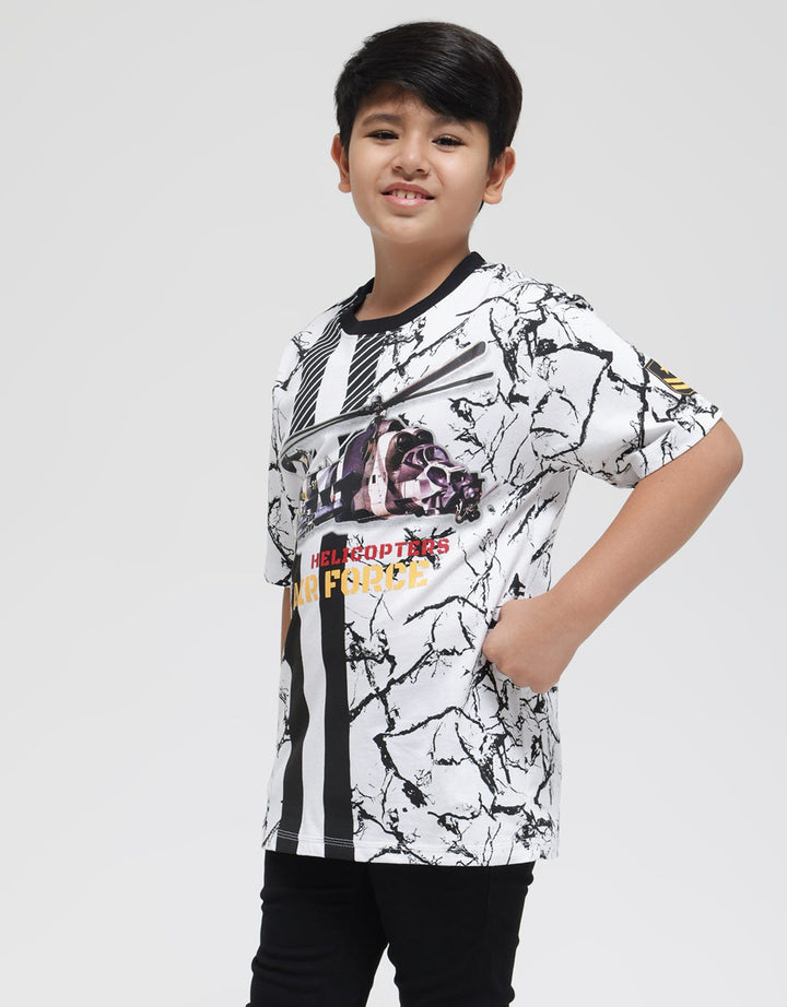 Aero Short Sleeve T-Shirt Print Heli Air Force