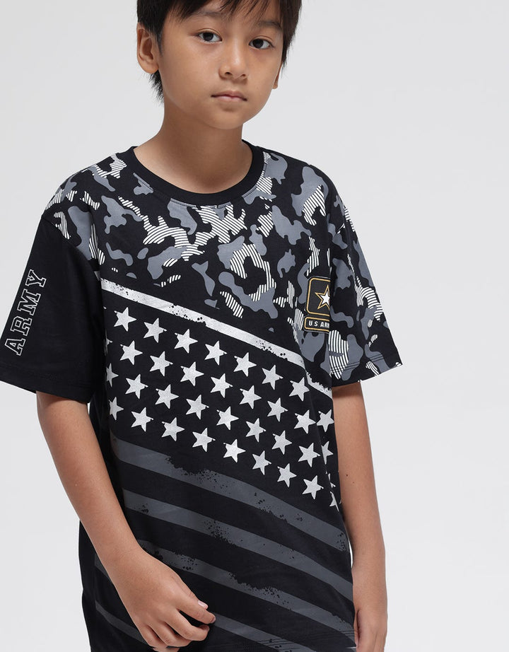 Aero Short Sleeve T-Shirt Print Us Army