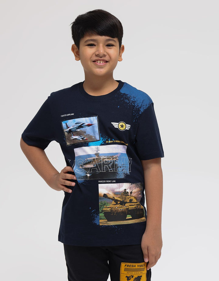 Aero US Army Photoprint Kaos Anak Laki-laki