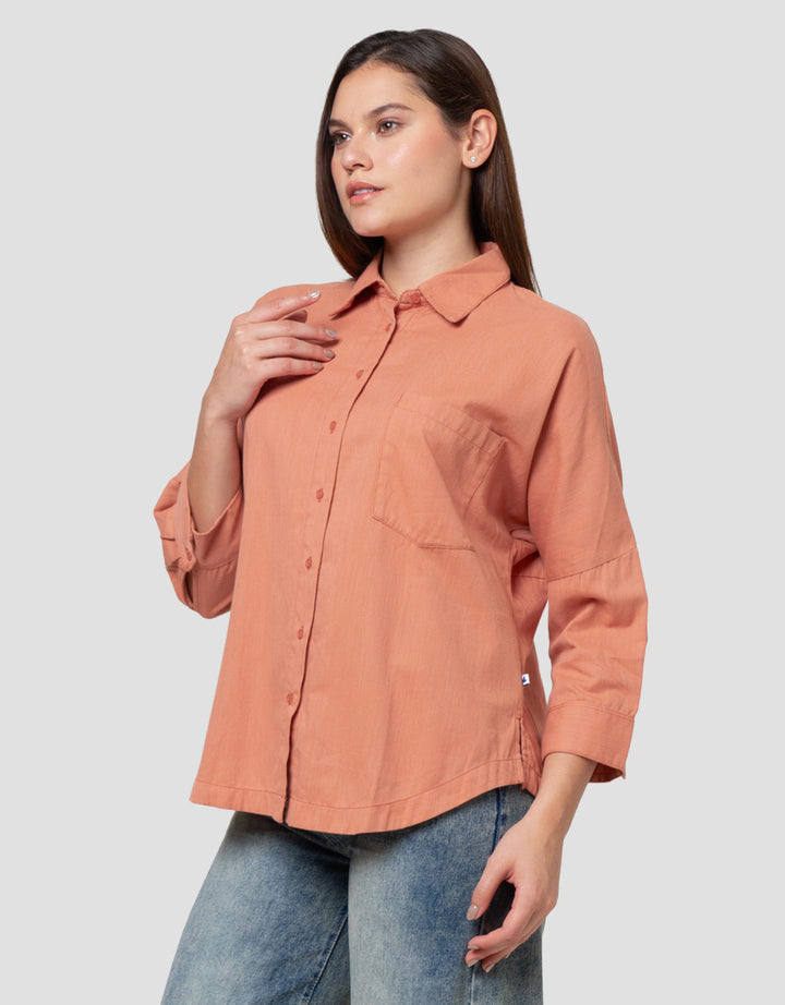 Cardinal Girl Kemeja Lengan Panjang Wanita