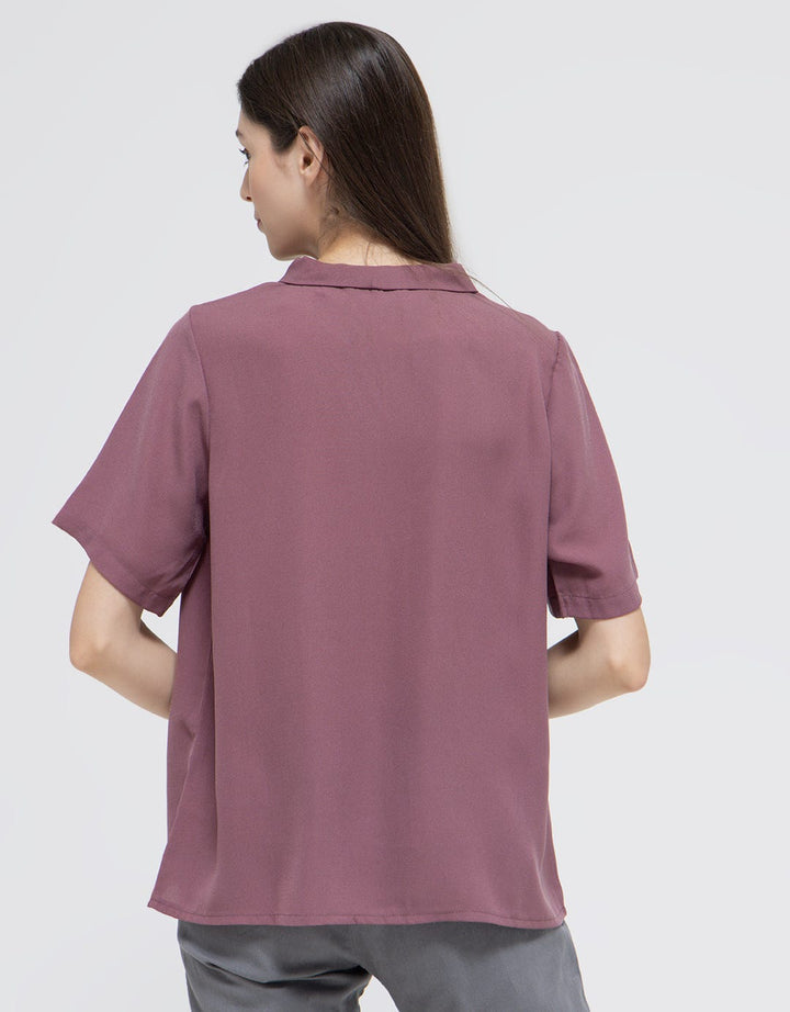 St. Yves Pearl Button Kimono Blouse Wanita