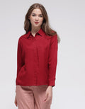 Connexion Hidden Buttons Kemeja Wanita