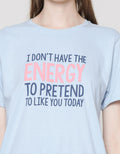 Nevada Don't Have Energy Kaos Wanita