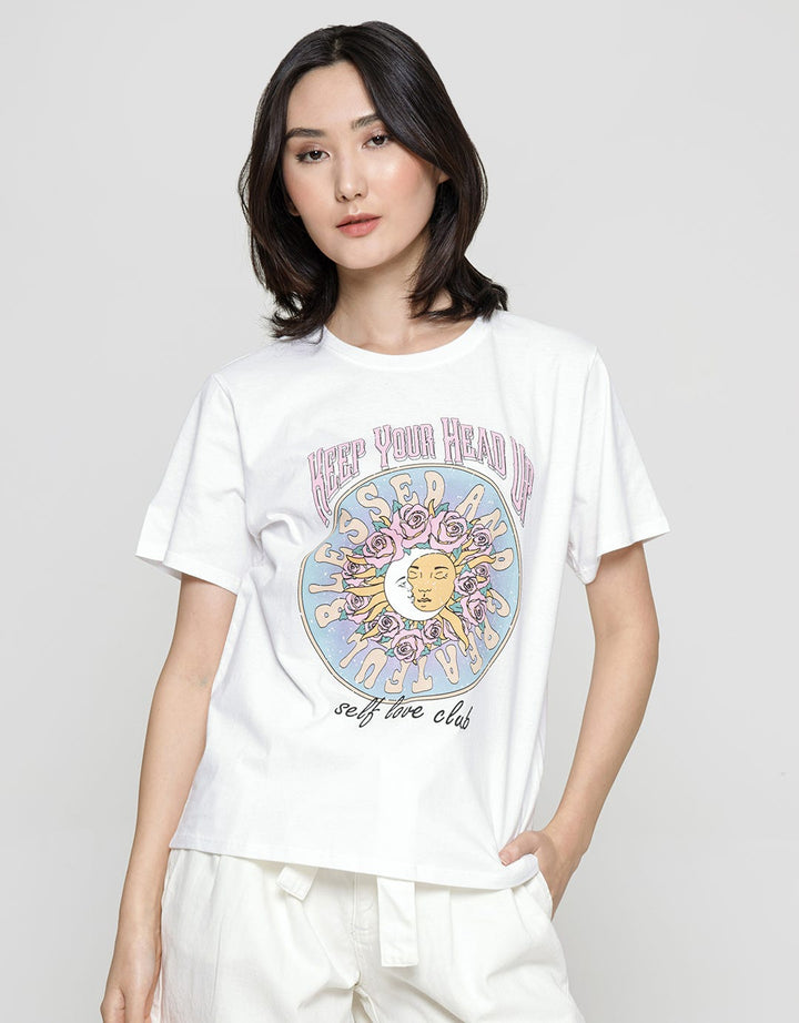Nevada Keep Your Head Up Kaos Wanita
