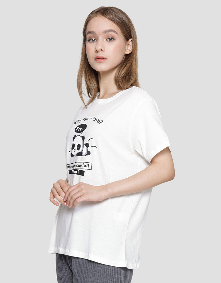 Nevada Fall In Love Panda Women's T-Shirt