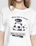 Nevada Fall In Love Panda Women's T-Shirt