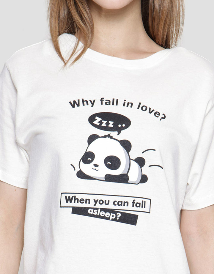 Nevada Fall In Love Panda Women's T-Shirt