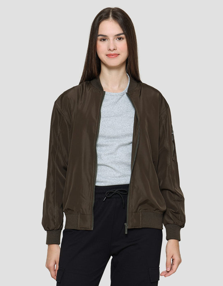 Nevada Women's Solid Bomber Jacket