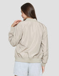 Nevada Jaket Solid Bomber  Wanita