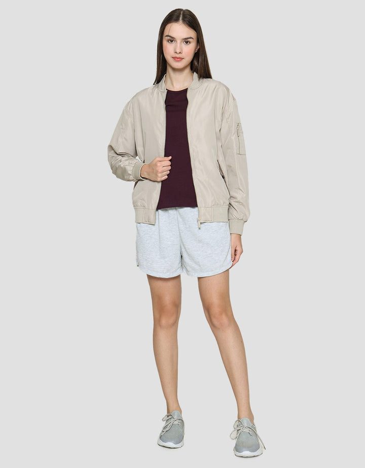 Nevada Women's Solid Bomber Jacket