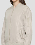 Nevada Jaket Solid Bomber  Wanita