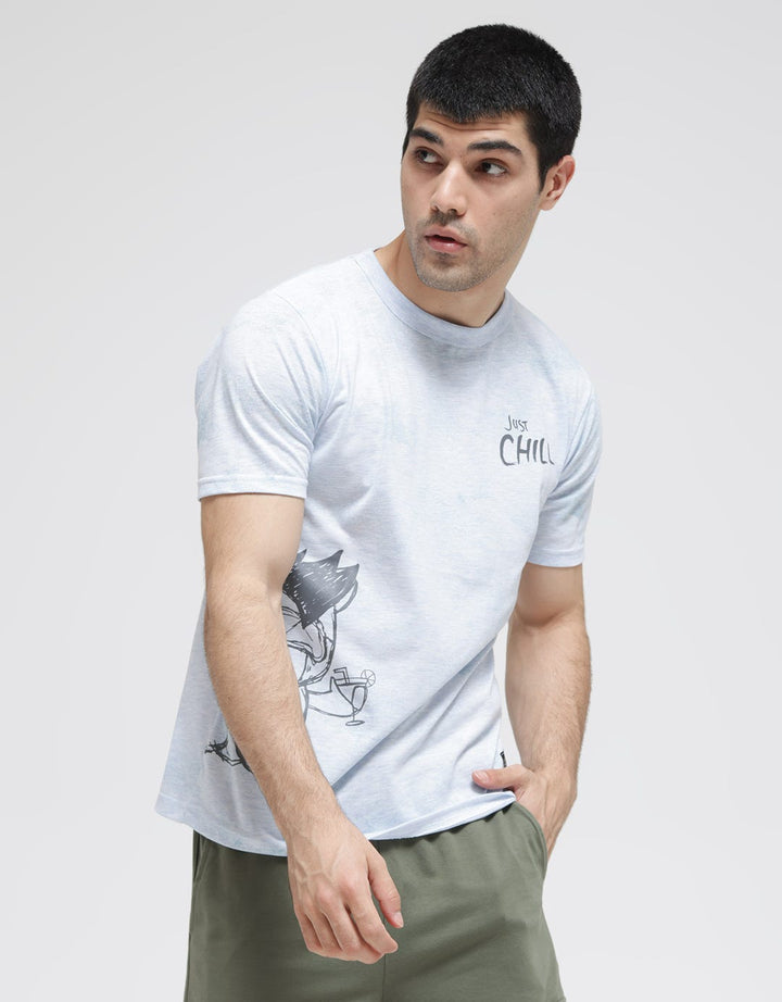 T Zone Short Sleeve T-Shirt Just Chill