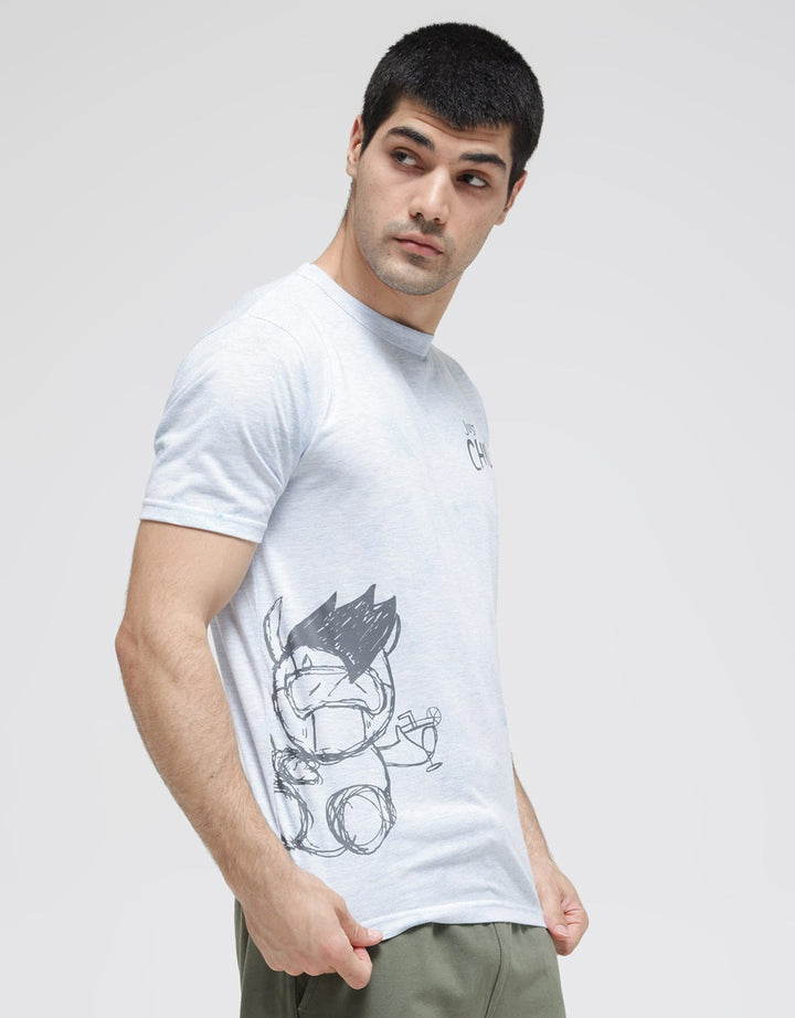 T Zone Short Sleeve T-Shirt Just Chill
