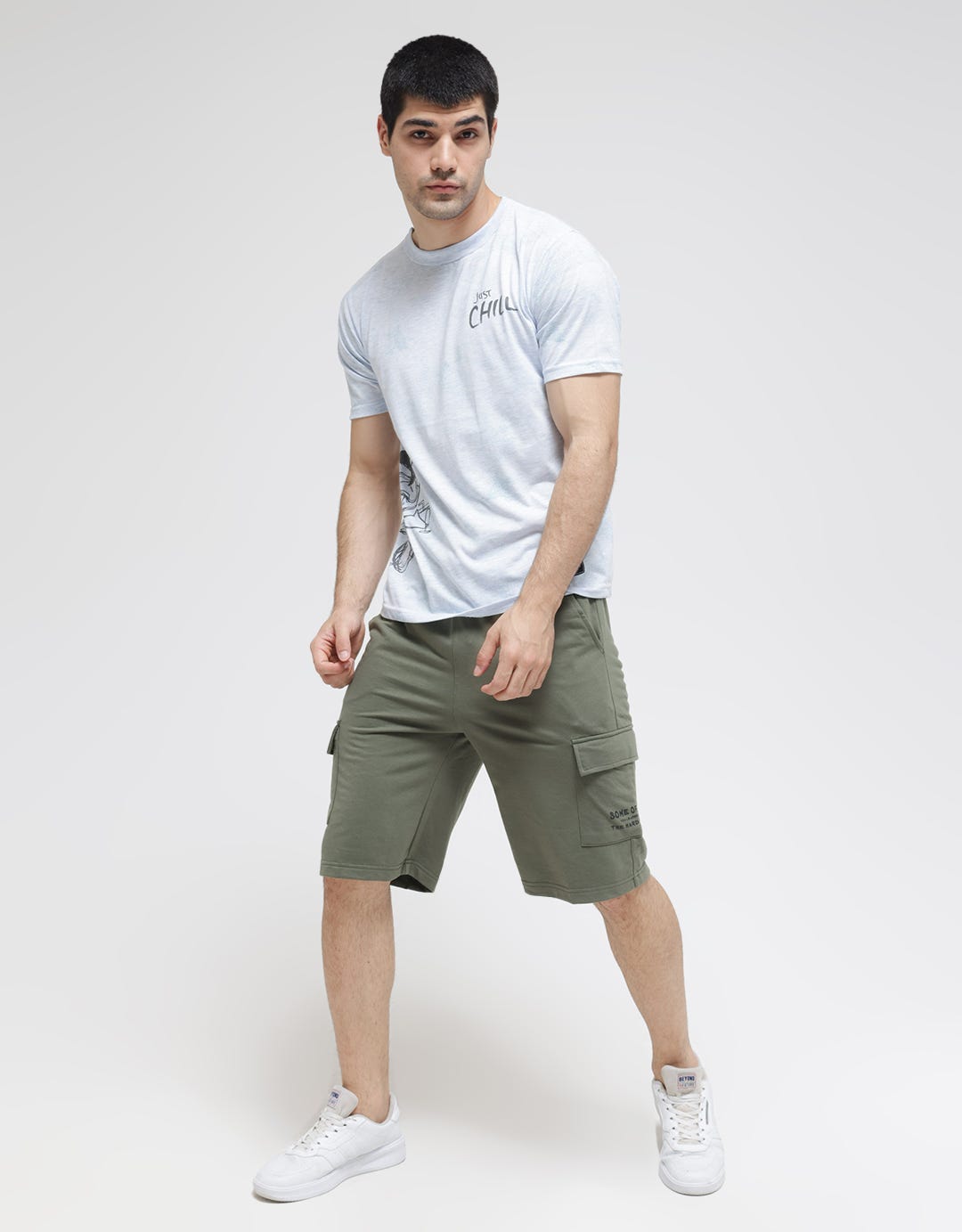 T Zone Short Sleeve T-Shirt Just Chill