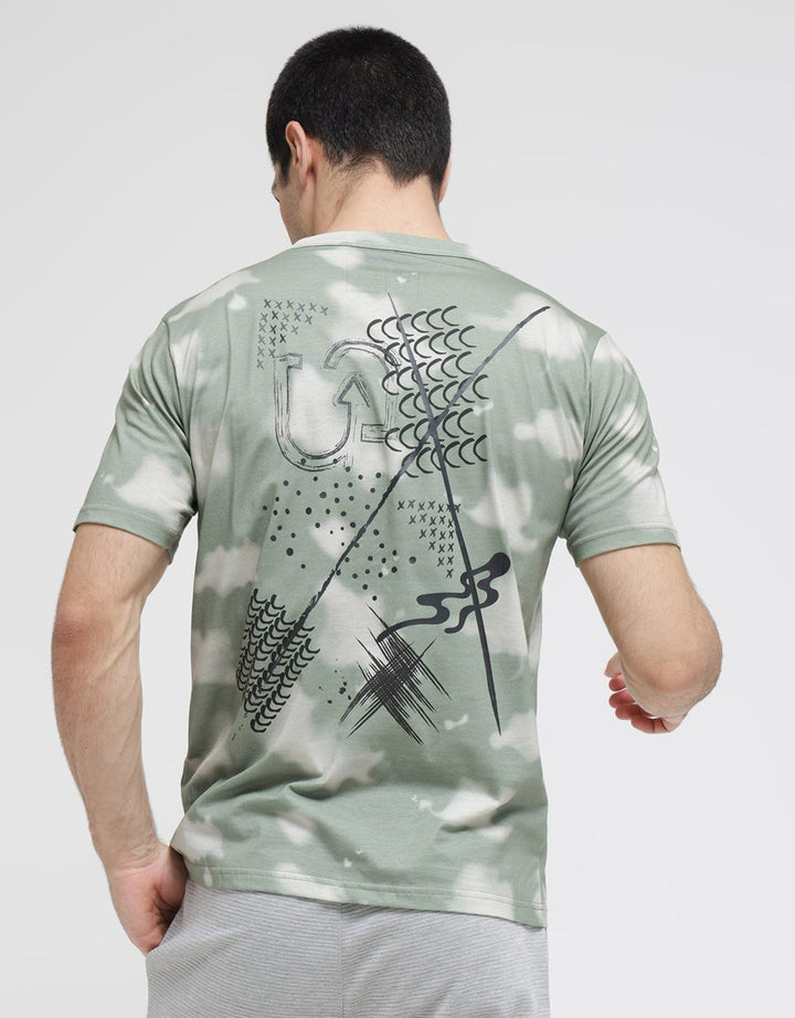T Zone Short Sleeve T-Shirt Backprint Evolve