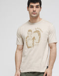 T Zone Upshot Wording Print Kaos Pria
