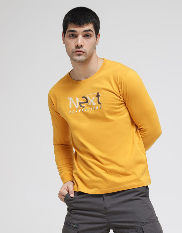 T Zone Long Sleeve T-Shirt Visual Wording Self1