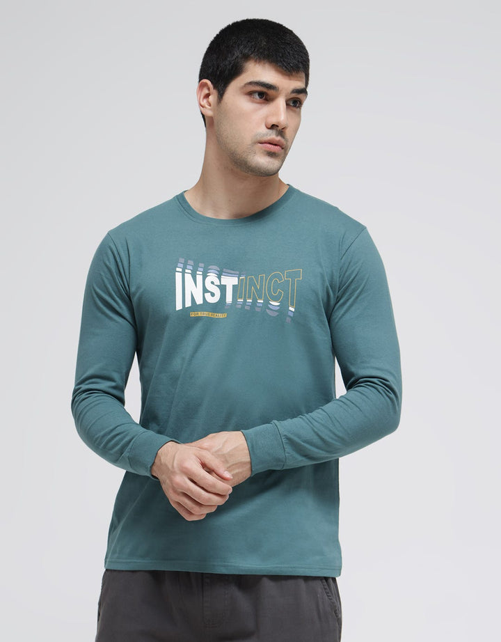 T Zone Long Sleeve T-Shirt Visual Wording Instinct2