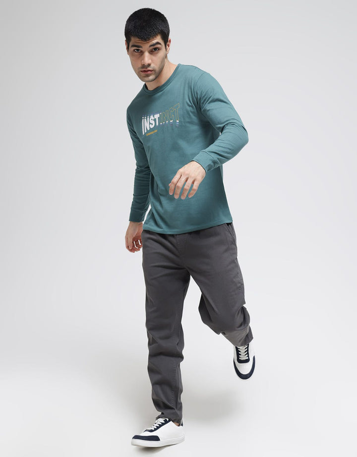 T Zone Long Sleeve T-Shirt Visual Wording Instinct2