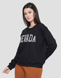 Nevada Wording Brand Sweater Wanita