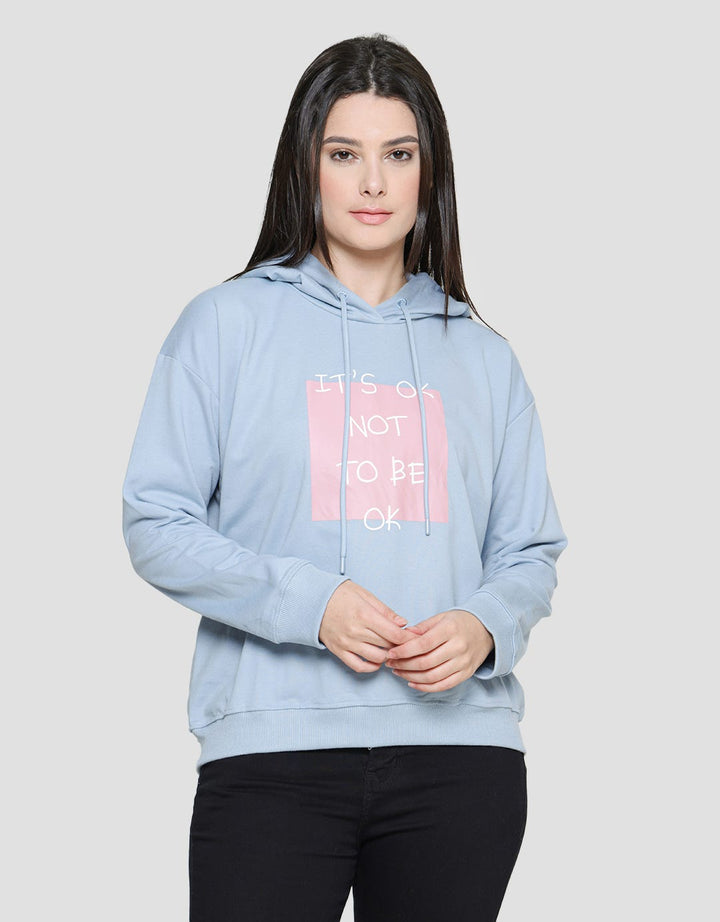 Nevada Women's Printed Sweater Its Ok Not To Be Ok