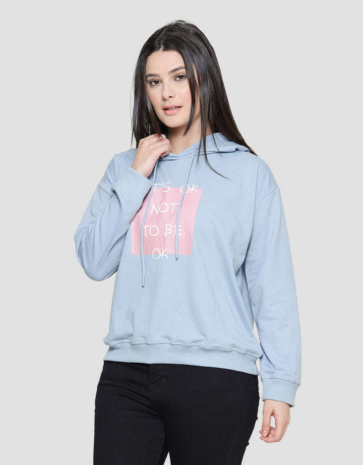 Nevada Women's Printed Sweater Its Ok Not To Be Ok